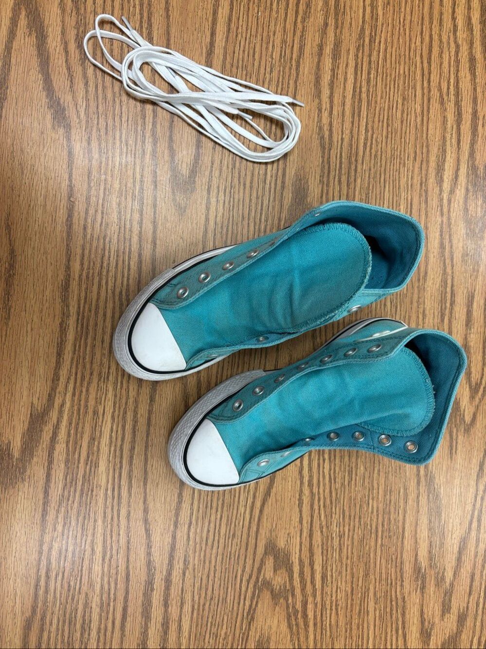 Women’s turquoise platform, Converse, Chuck Taylors